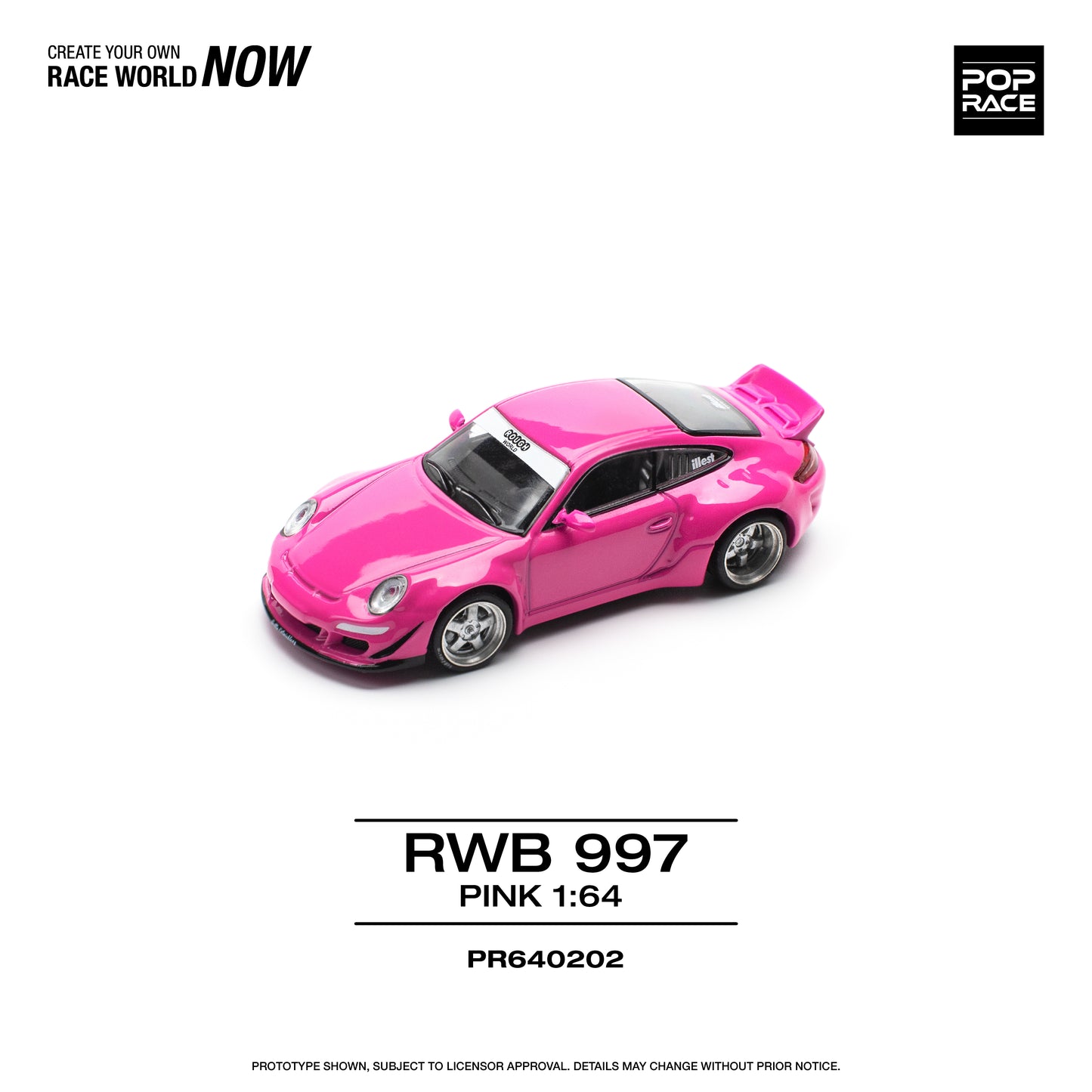 POP RACE 997 RWB Pink