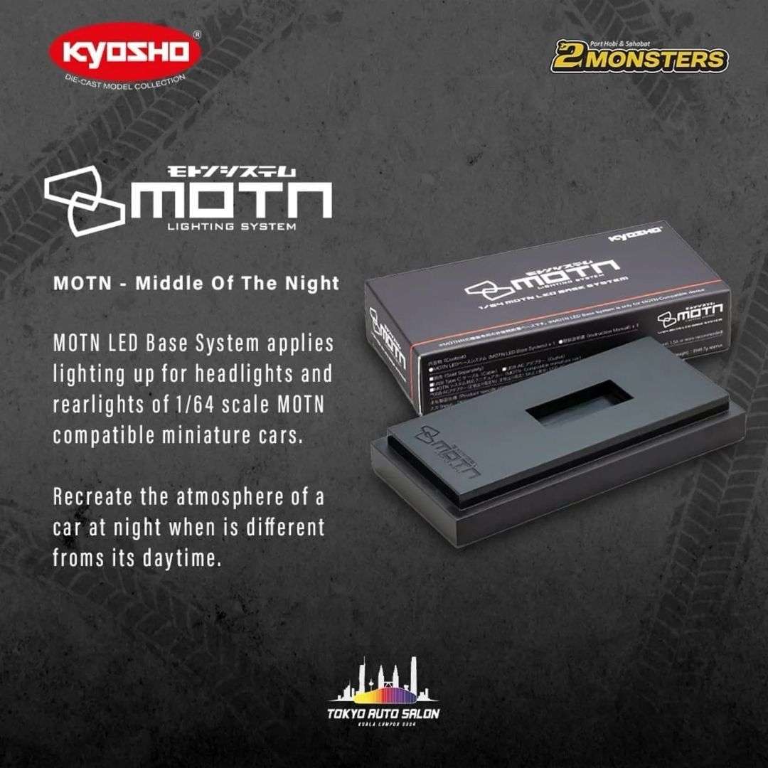 KYOSHO Nissan Nismo 400R (R33) Red Exclusive with MOTN Lighting System | 2024 TAS Tokyo Autosalon KL