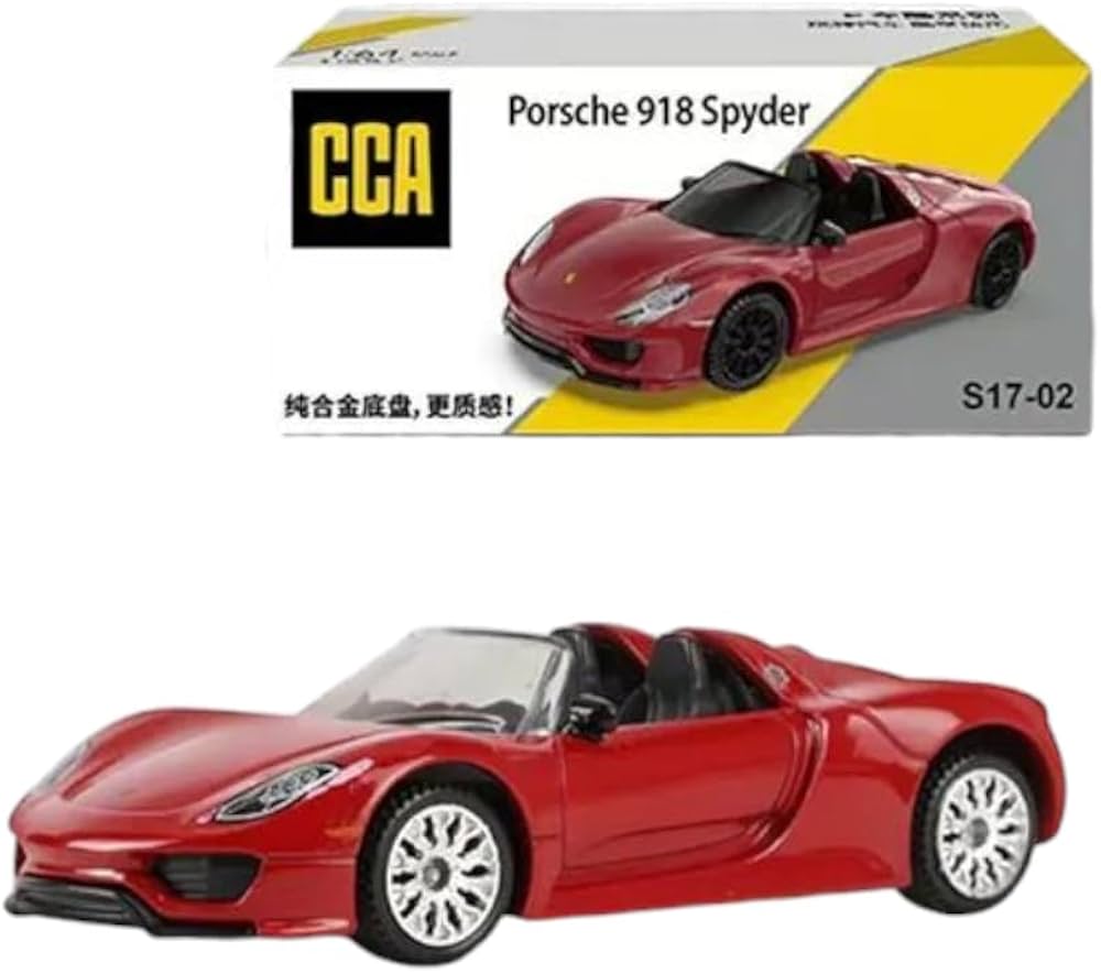 CCA 1:64: Porsche 918 Spyder (Maroon)