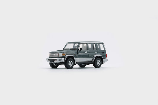 BMC 1:64: Toyota Land Cruiser LC76- Dark Grey (LHD) - 64B0345 - Zoomsters India