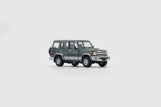BMC 1:64: Toyota Land Cruiser LC76- Dark Grey (LHD) - 64B0345 - Zoomsters India