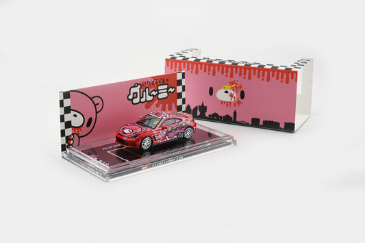 BMC 1:64: Toyota GR86  Gloomy Bear- Red (Macau GP)- 64B0439 - Zoomsters India
