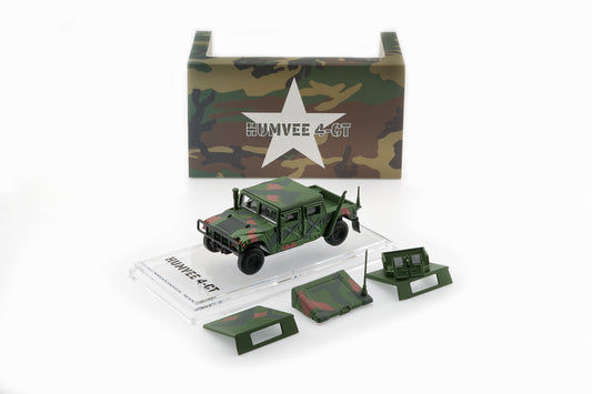 BMC 1:64: Humvee 4-CT Woodlan Camo w/stand plate - 64B0460 - Zoomsters India