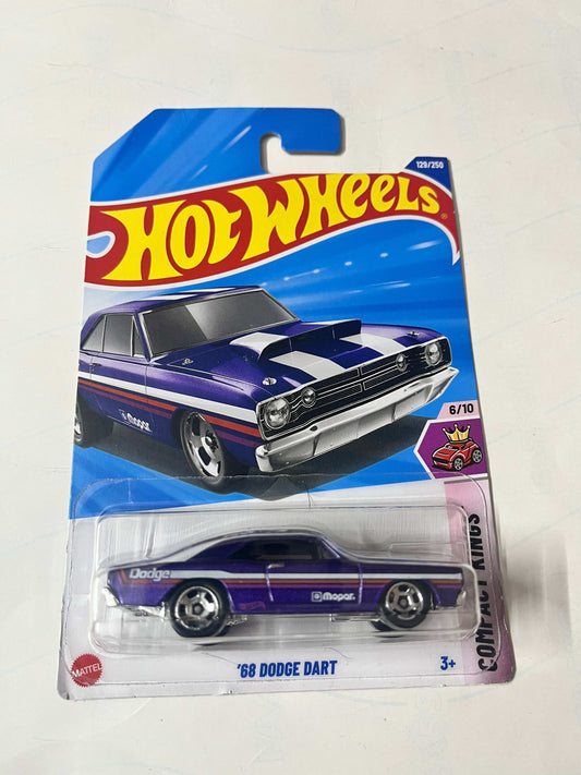 Imported Hot Wheels Mainline 68 Dodge dart Die-cast Car 1:64 Scale Collector Model