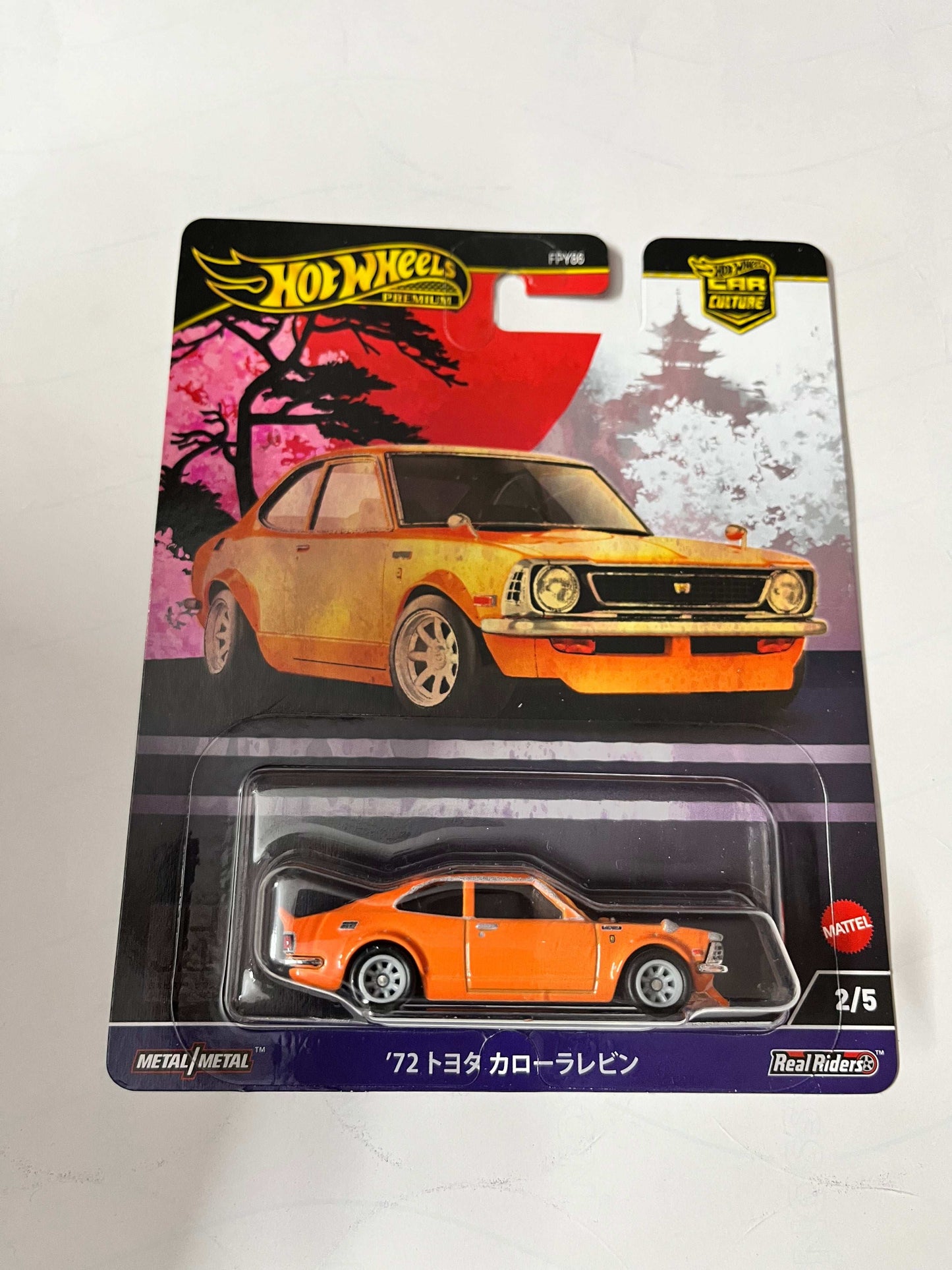 Imported Hot Wheels Car Culture Japan Historic's 4  Set of 5 Die-cast Car 1:64 Scale Collector Model