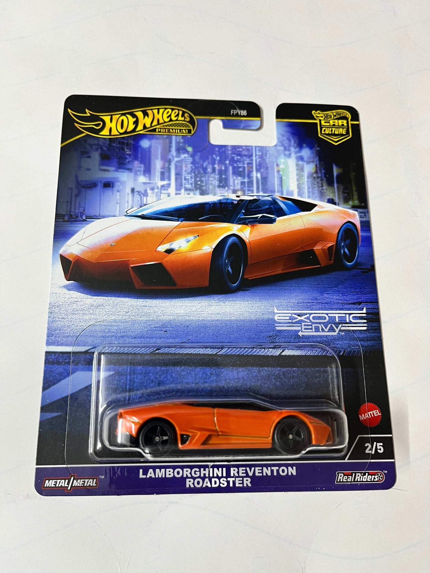 Imported Hot Wheels Car Culture Exotic Envy Set of 5 Die-cast Car 1:64 Scale Collector Model