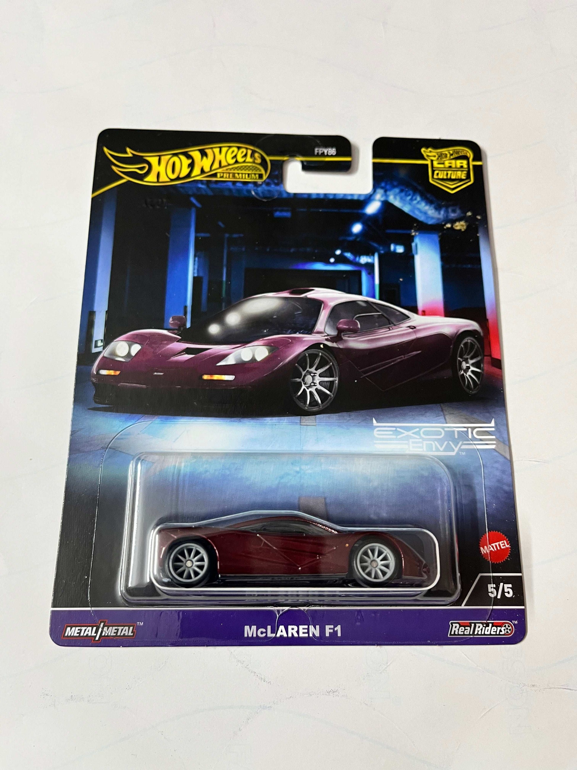 Imported Hot Wheels Car Culture Exotic Envy Set of 5 Die-cast Car 1:64 Scale Collector Model
