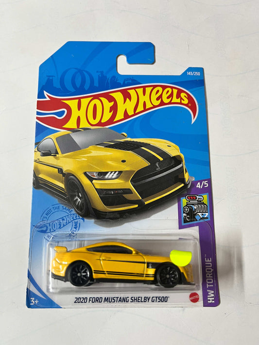 Imported Hot Wheels Mainline 2020 Ford Mustang Shelby GT500 Die-cast Car 1:64 Scale Collector Model
