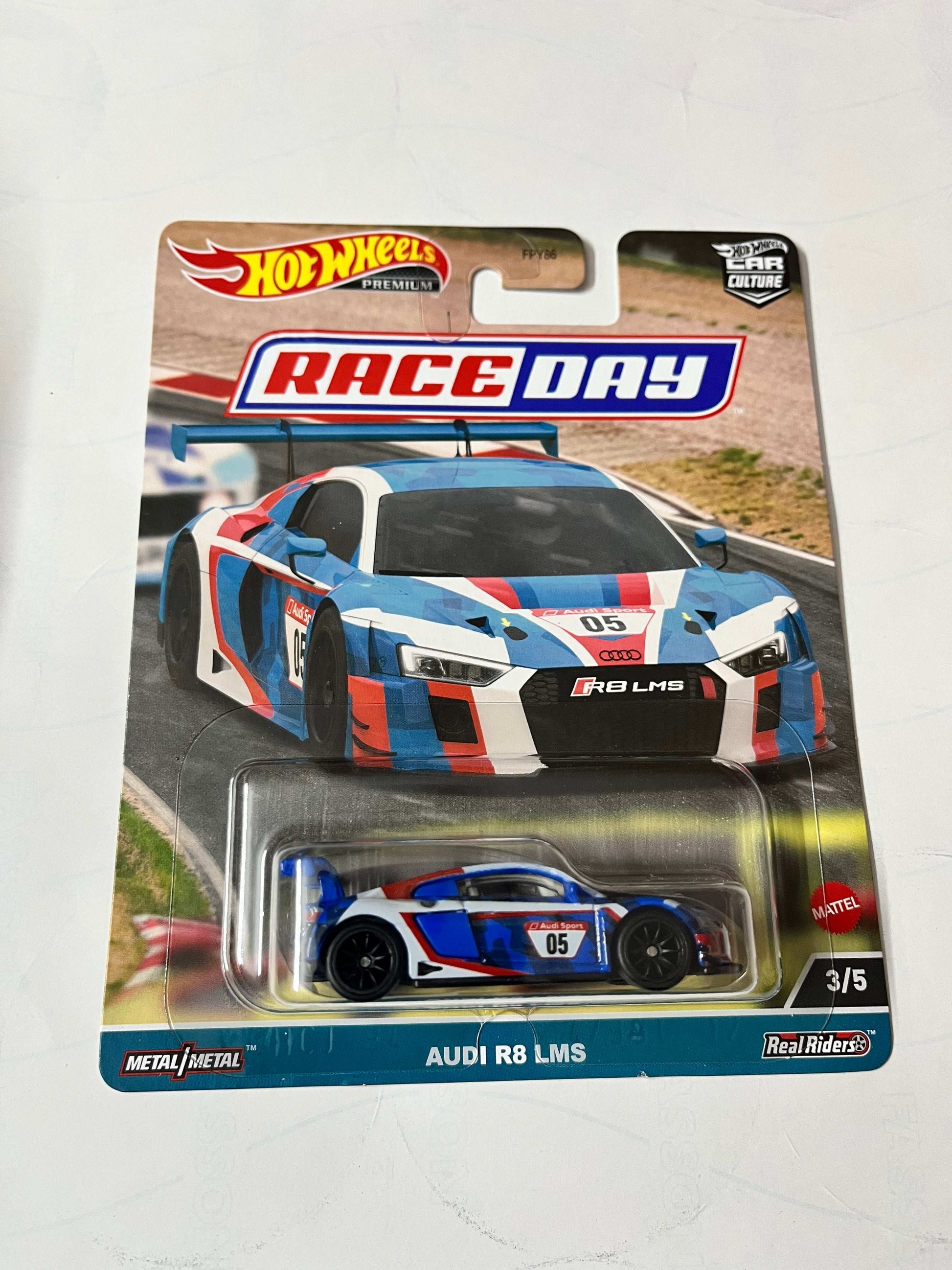Imported Hot Wheels Car Culture Race Day Set of 5 Die-cast Car 1:64 Scale Collector Model