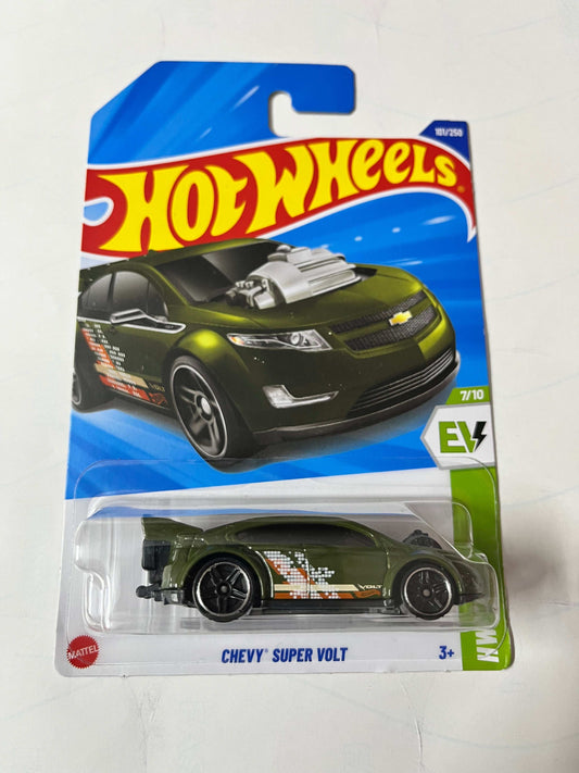 Imported Hot Wheels Mainline Chevy Super Volt Die-cast Car 1:64 Scale Collector Model