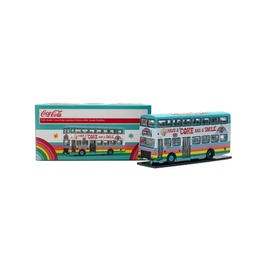 Tiny City Diecast Model Car 1:110 scale- Coca Cola Leyland Victory Mk2 Duple MetSec