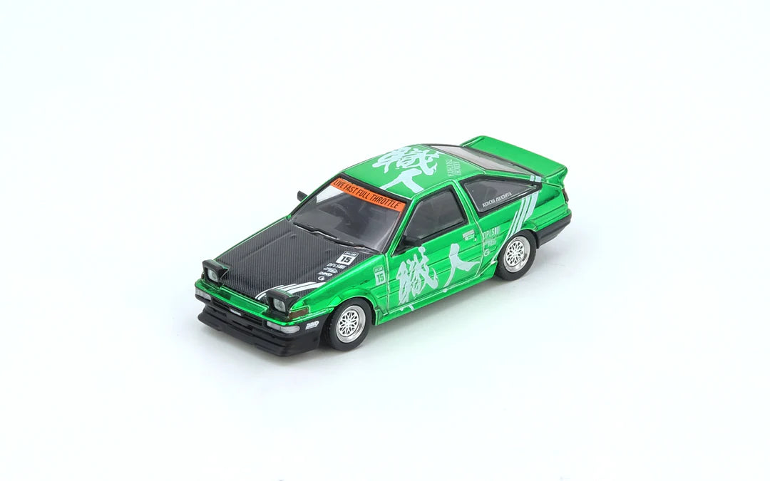 INNO64 1/64 : TOYOTA SPRINTER TRUENO AE86 "KEIICHI TSUCHIYA" Limited Edition ( Chase car)