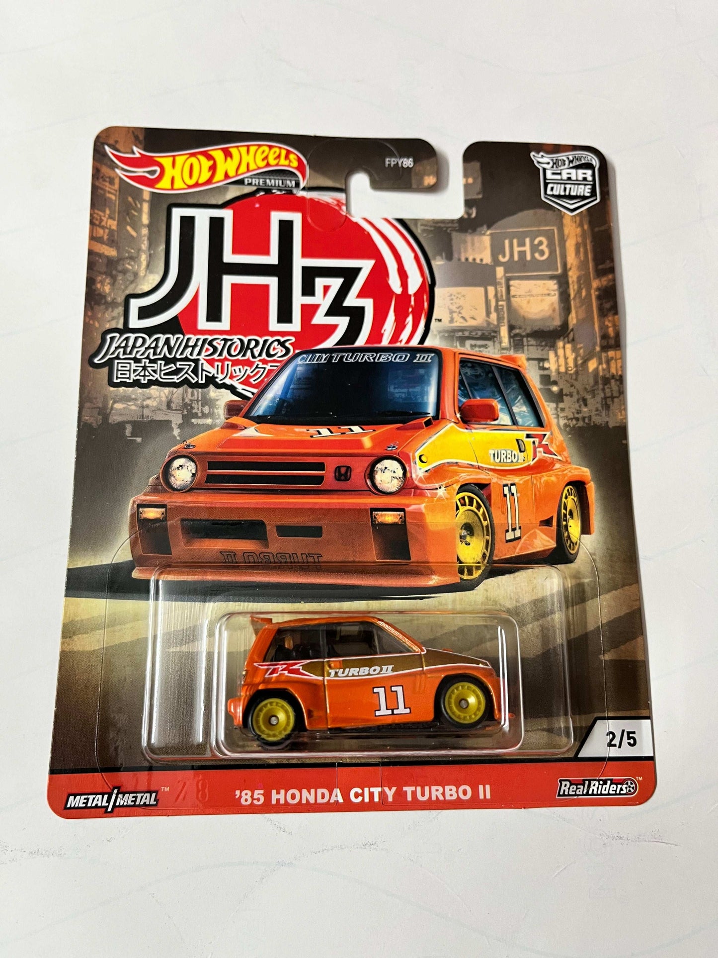 Imported Hot Wheels Car Culture Japan Historic's 3  Set of 5 Die-cast Car 1:64 Scale Collector Model