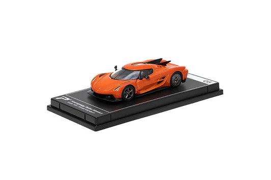 Poster Cars: Koenigsegg Jesko Absolut (Sweetie Mandarin) - Hypercar League Collection 05