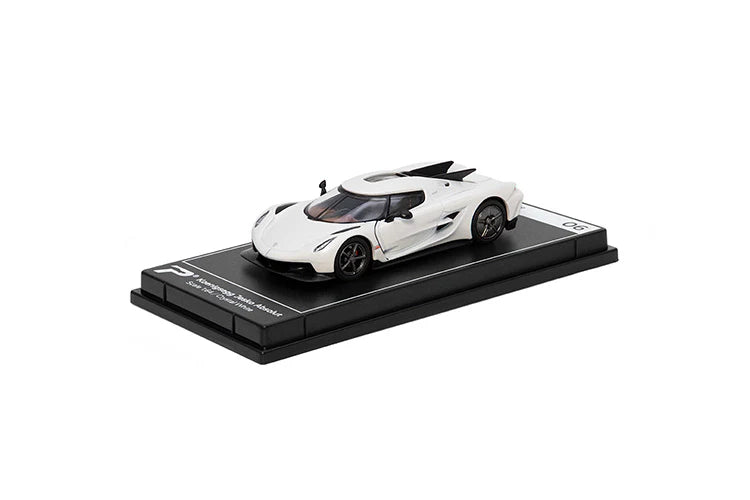Poster Cars: Koenigsegg Jesko Absolut (Crystal White) - Hypercar League Collection 06