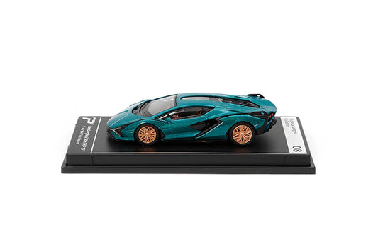 Poster Cars: Lamborghini Sian FKP 37 (Blue Uranus) - Hypercar League Collection 08