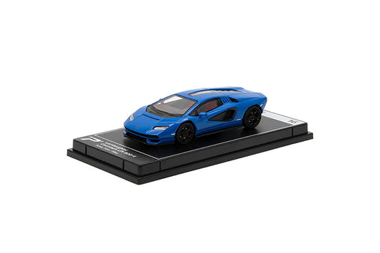 Poster Cars: Lamborghini Countach LPI 800-4 (Bleu) - Hypercar League Collection 16