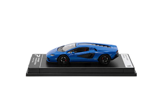 Poster Cars: Lamborghini Countach LPI 800-4 (Bleu) - Hypercar League Collection 16