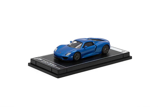 Poster Cars: Porsche 918 Spyder (Sapphire Blue Mettalic) - Hypercar League Collection 18