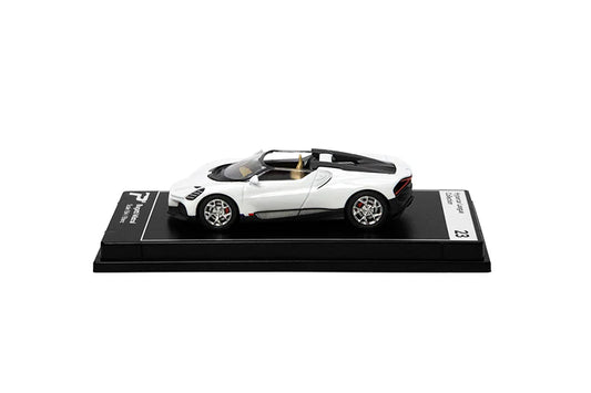 Poster Cars: Bugatti Mistral (Blanc) - Hypercar League Collection 23