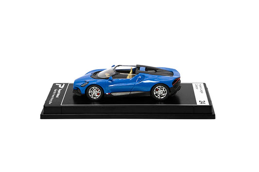 Poster Cars: Bugatti Mistral (French Racing Blue) - Hypercar League Collection 24
