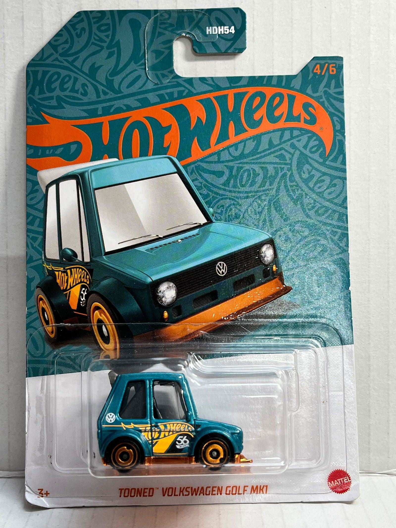 Hot Wheels 56th Year Edition Tooned Volkswagen Golf Mk1 - Zoomsters India
