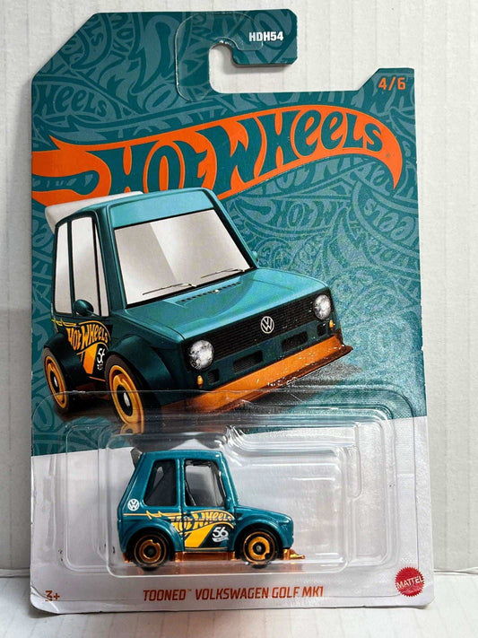 Hot Wheels 56th Year Edition Tooned Volkswagen Golf Mk1 - Zoomsters India