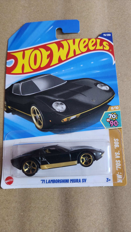 Hot Wheels 71 Lamborghini Miura SV - Zoomsters India