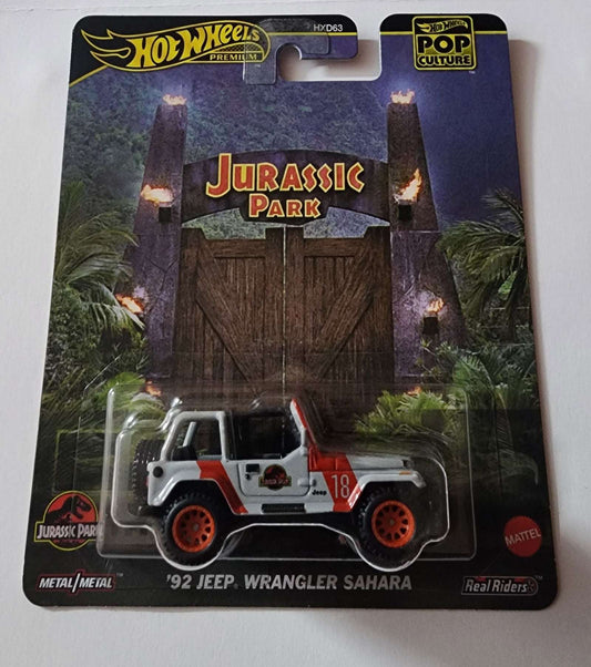 Hot Wheels Jurassic Park 92 Jeep Wrangler Sahara - Zoomsters India