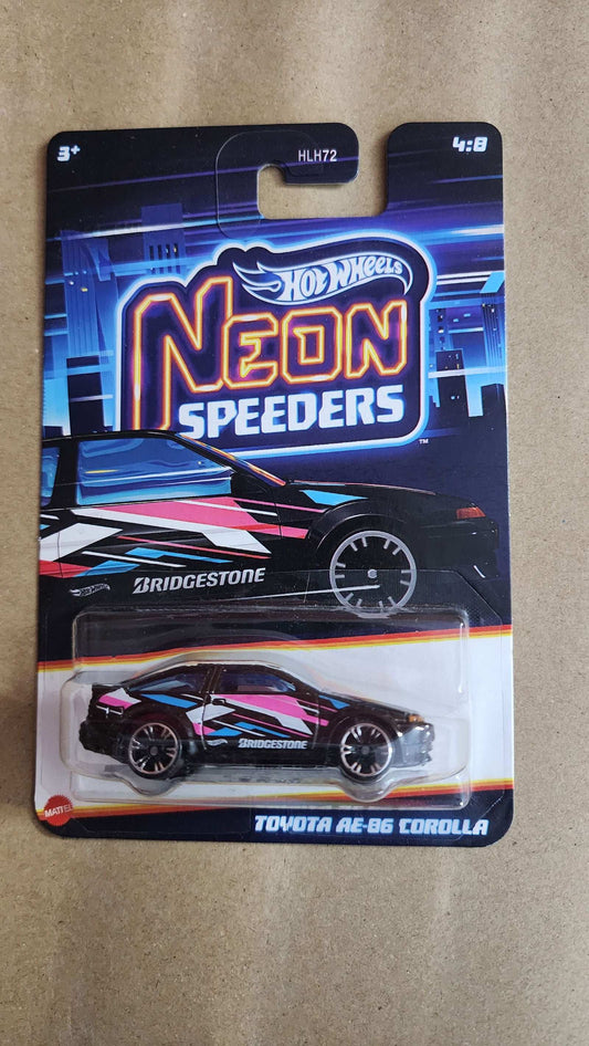 Hot Wheels Neon Speeders Toyota AE-86 COROLLA - Zoomsters India
