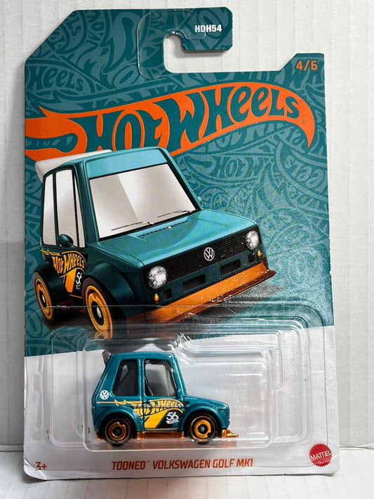 Hot Wheels 56th Year Edition Tooned Volkswagen Golf Mk1 - Zoomsters India