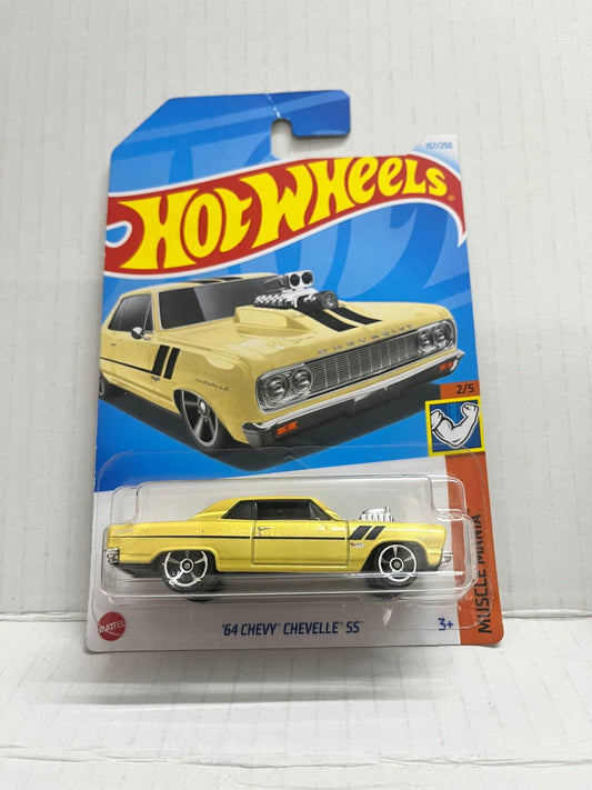 Hot Wheels '64 Chevy Chevelle SS (Yelllow) - Zoomsters India
