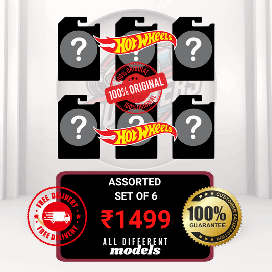 Hotwheels Assorted : Pack of 6 Mainlines - Zoomsters India