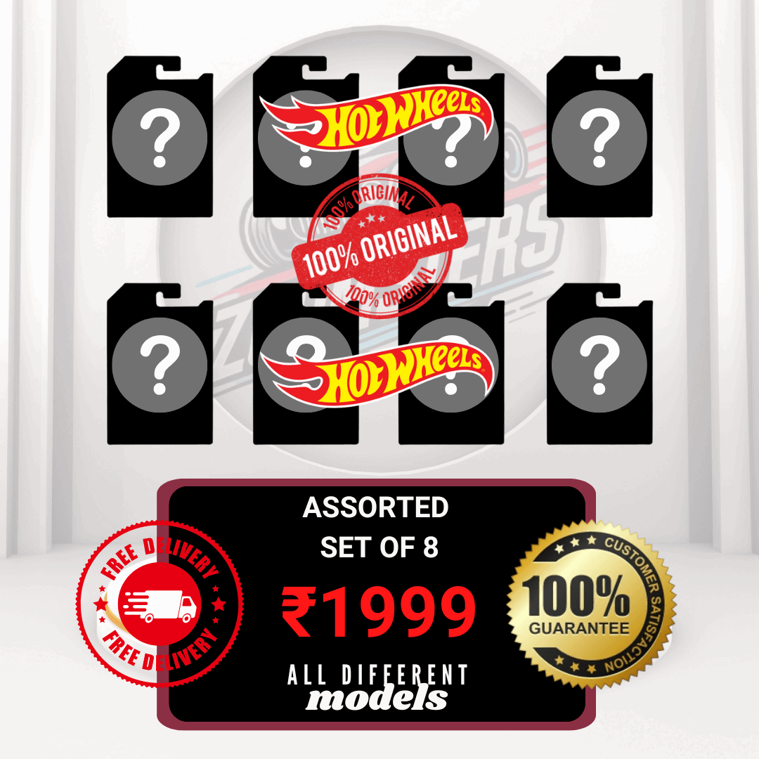 Hotwheels Assorted : Pack of 8 Mainlines - Zoomsters India