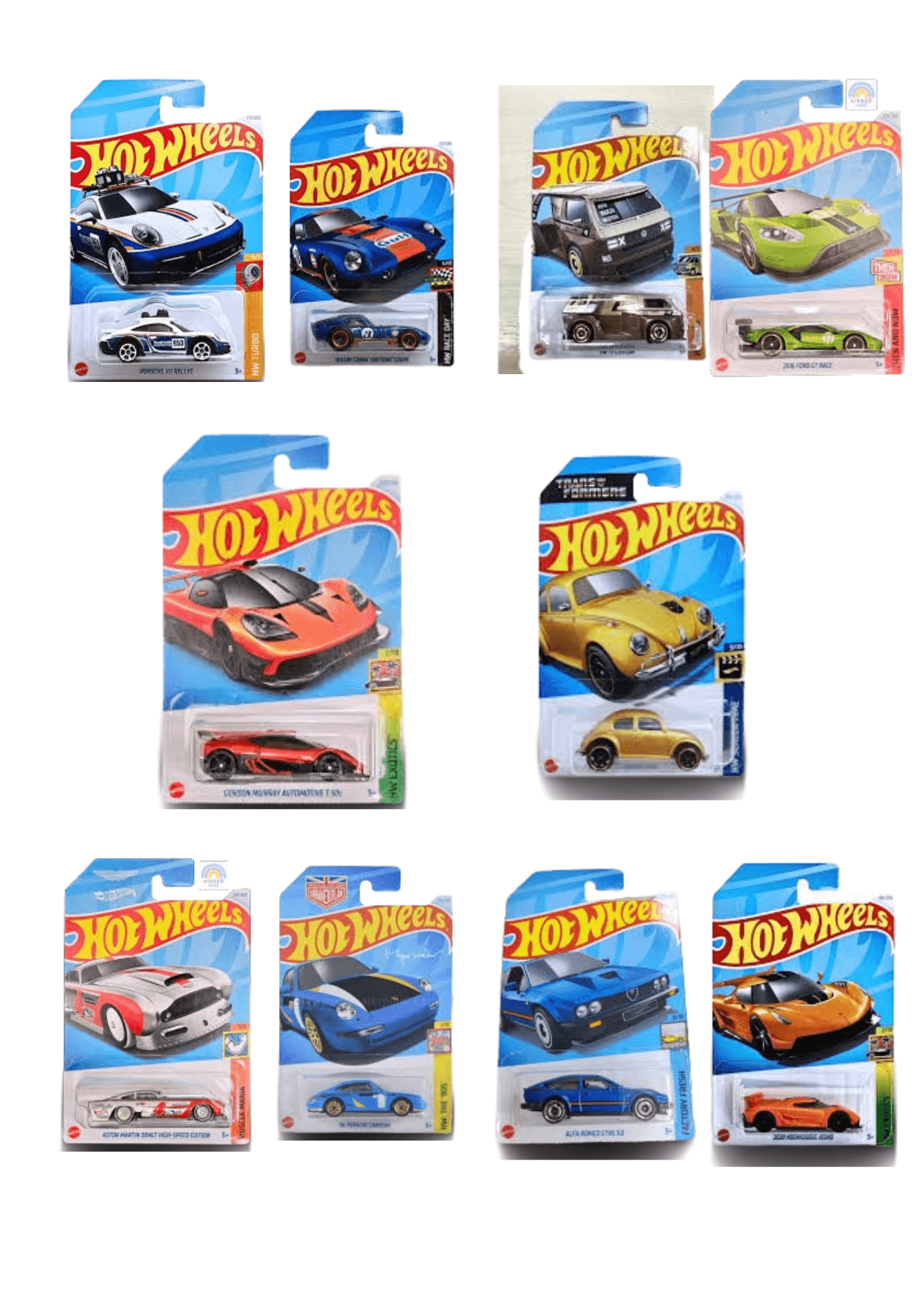 Hotwheels Assorted : Pack of 4 Mainlines – Zoomsters India