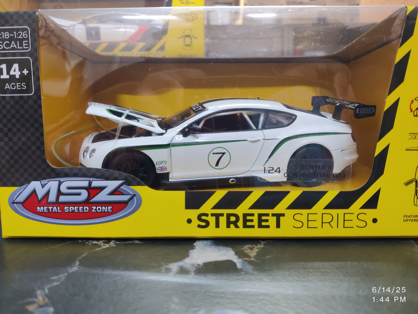 MSZ : Bentley Continental GT3 - 1:24