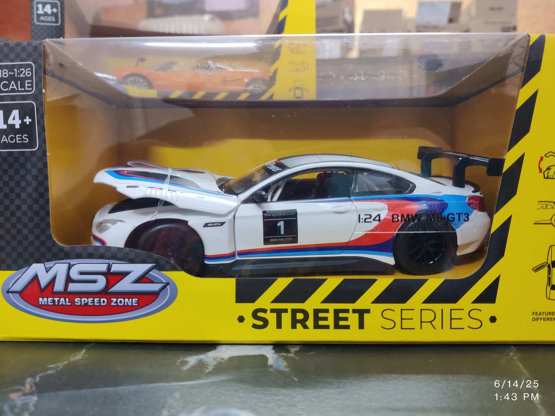 MSZ : BMW M6 GT3 - 1:24