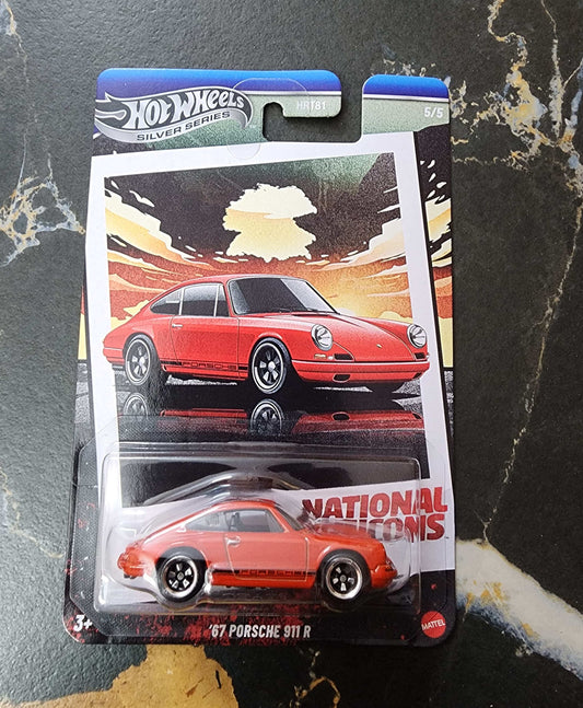 Hot Wheels National Icon (Silver Series) – 2025 ’67 Porsche 911 R