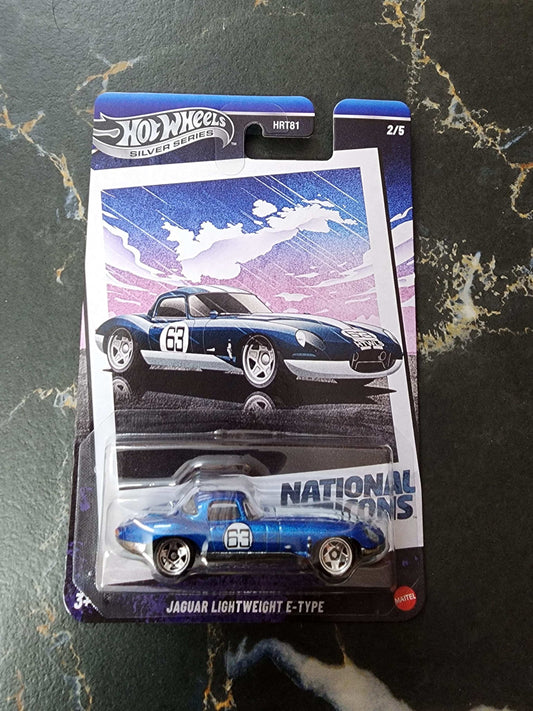 Hot Wheels National Icon (Silver Series) – 2025 Jaguar E-Type Lightweight