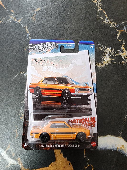Hot Wheels National Icon (Silver Series) – 2025 Nissan Skyline HT 2000 GT-R
