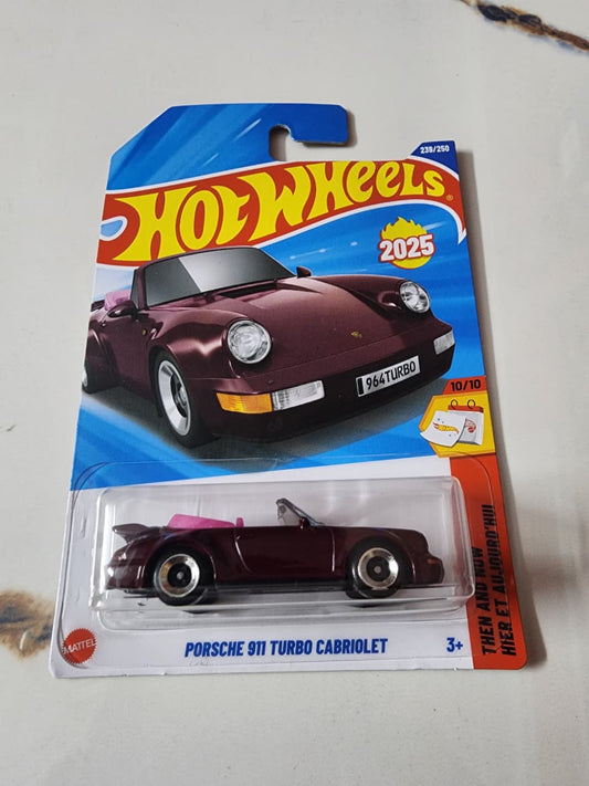 Hot Wheels N Case 2025 :  Porsche 911 Turbo Cabriolet