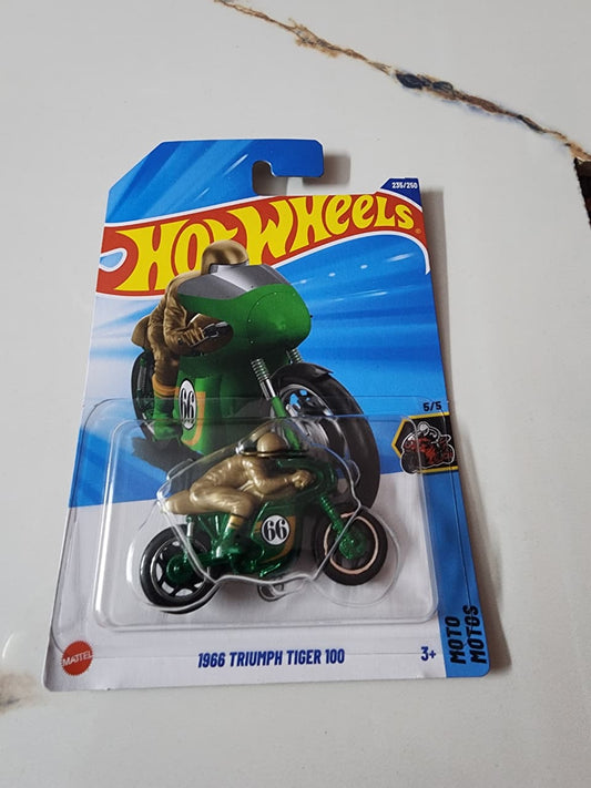 Hot Wheels N Case 2025 :  1966 Triumph Tiger 100 - Treasure Hunt