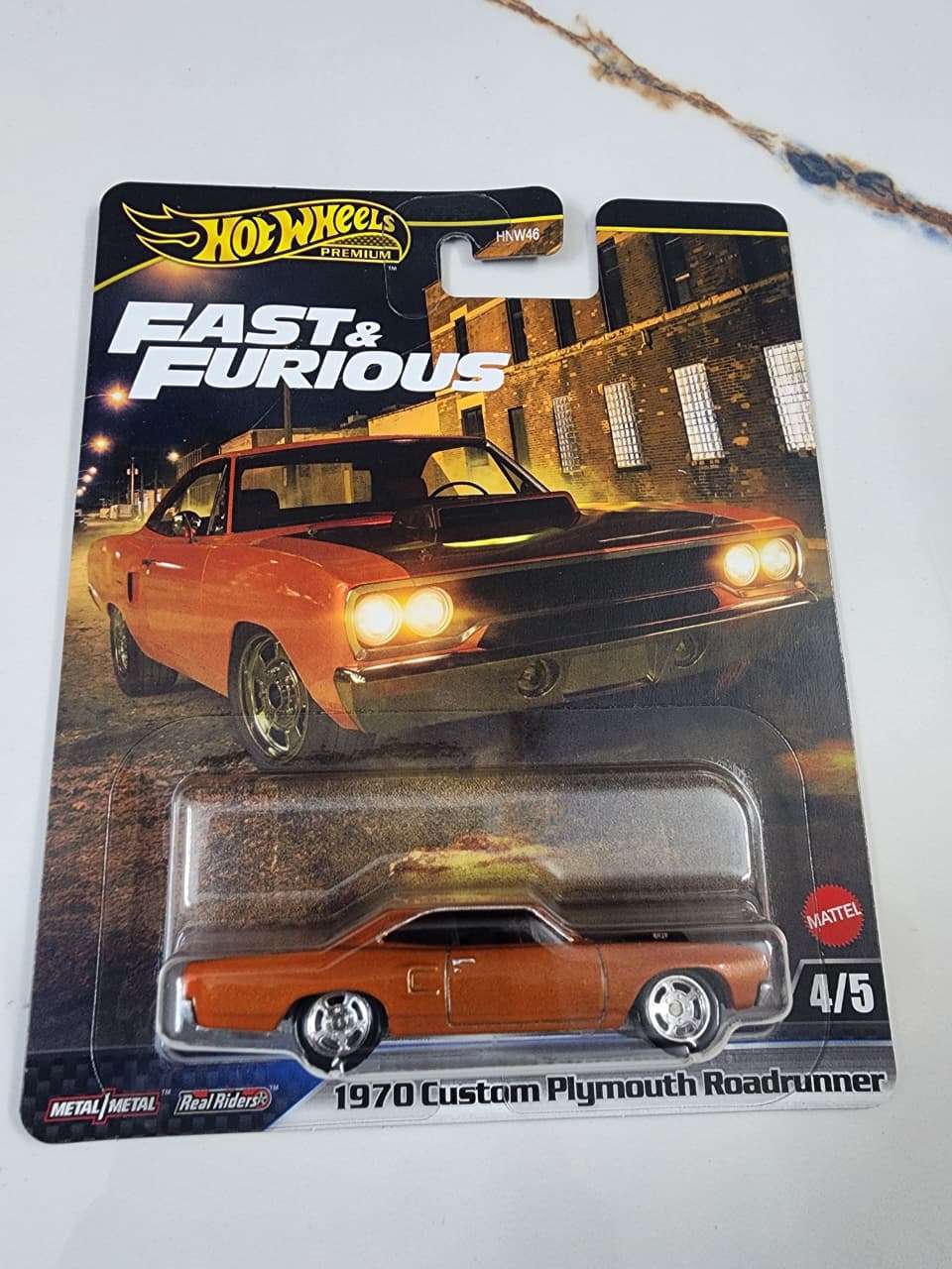 Hot Wheels Premium  :  Fast And Furious -Set Of 5