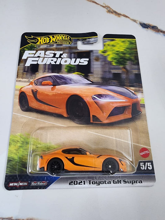 Hot Wheels Premium  :  Fast And Furious - 2021 Toyota GR Supra