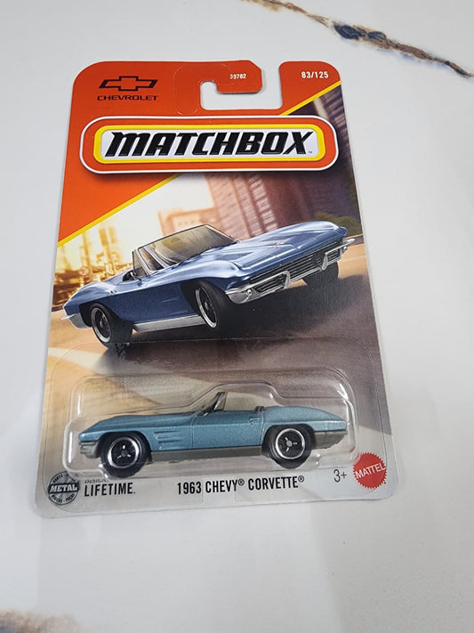 Matchbox : 1963 Chevy Corvette - blue