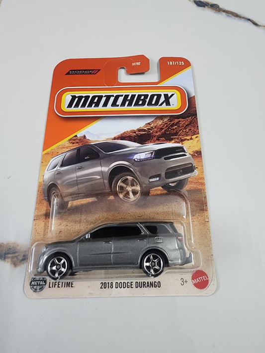 Matchbox 2018 Dodge Durango Die-Cast Sports Car Collectible 1:64 Scale
