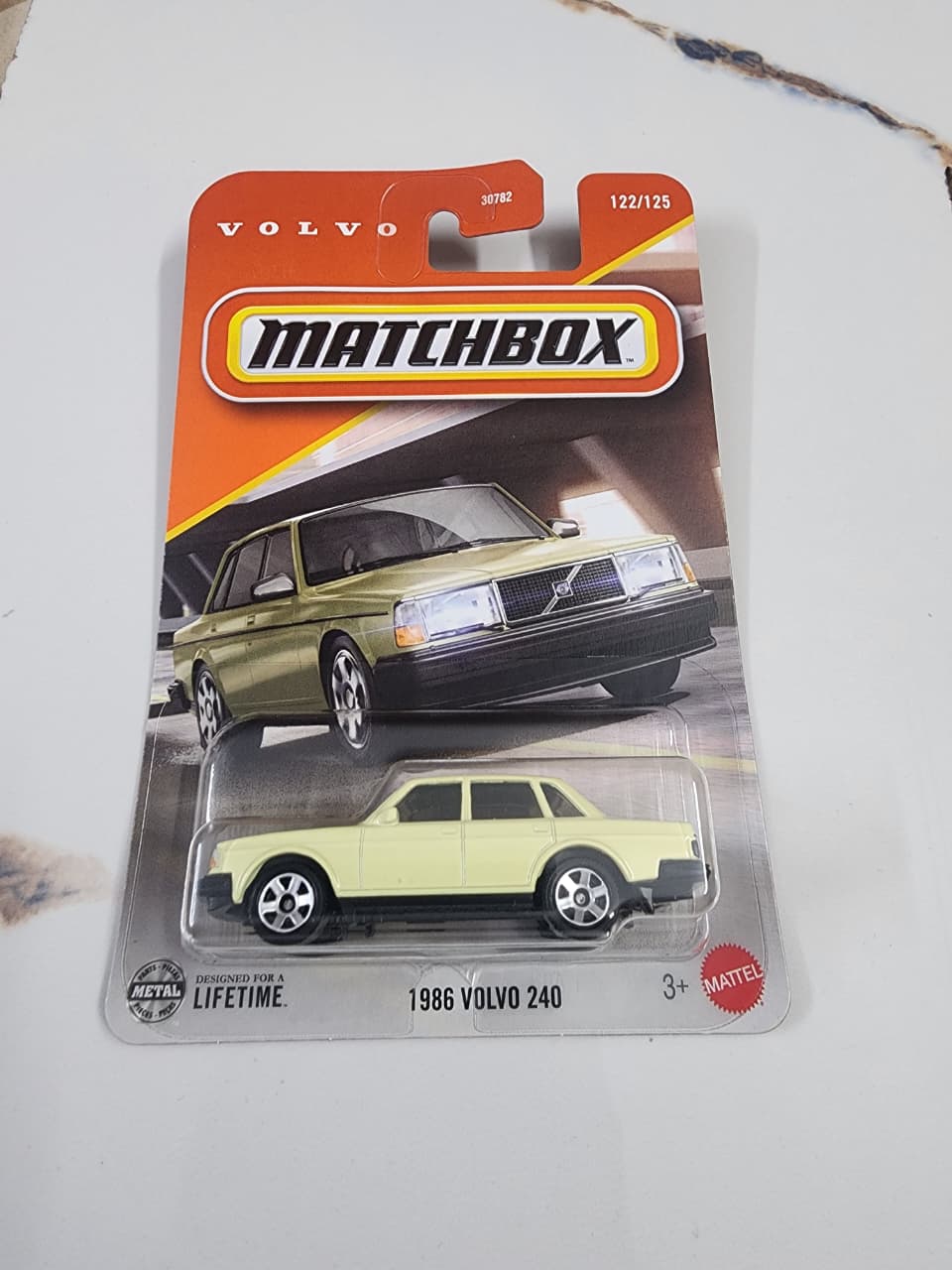 Matchbox 1986 Volvo 240 Die-Cast Sports Car Collectible 1:64 Scale