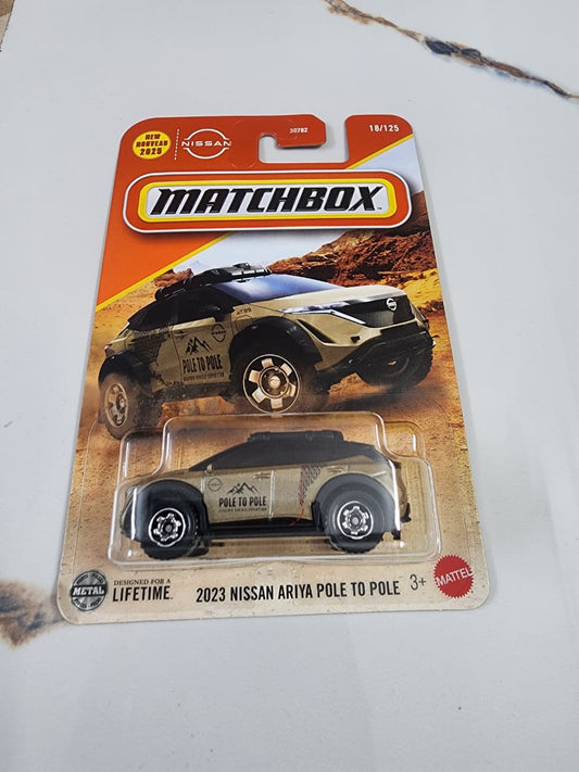 Matchbox 2023 Nissan Ariya Pole To Pole  Die-Cast Sports Car Collectible 1:64 Scale