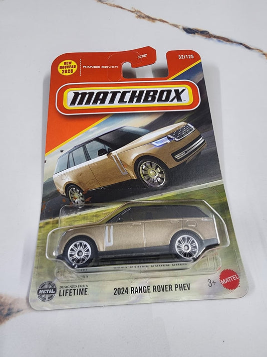 Matchbox 2024 Range Rover Phev Die-Cast Sports Car Collectible 1:64 Scale