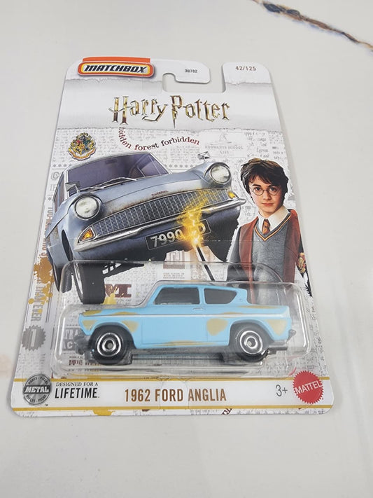Matchbox 1962 Ford Anglia -Harry Potter Edition  Die-Cast Sports Car Collectible 1:64 Scale